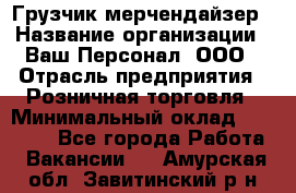 Грузчик-мерчендайзер › Название организации ­ Ваш Персонал, ООО › Отрасль предприятия ­ Розничная торговля › Минимальный оклад ­ 12 000 - Все города Работа » Вакансии   . Амурская обл.,Завитинский р-н